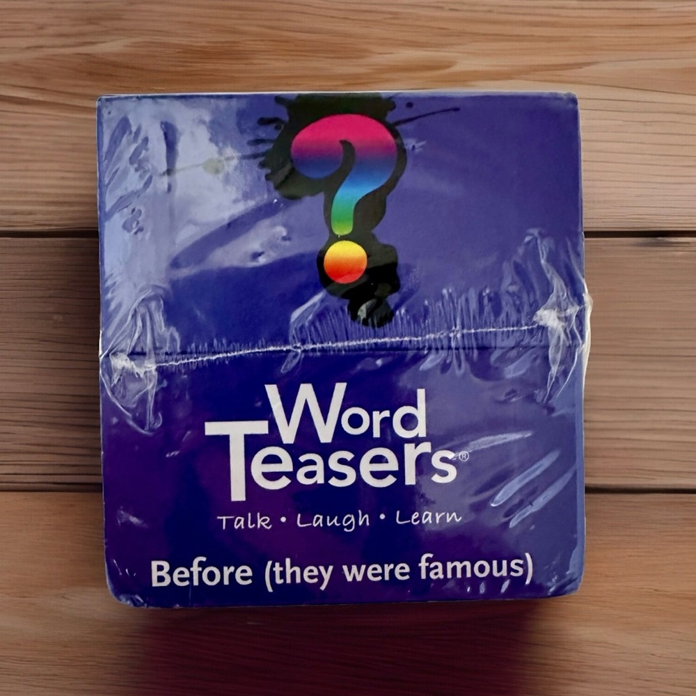 Word Teasers-Before (They Were Famous) Card Game